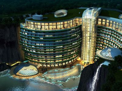 อินเตอร์คอนติเนนตัล เซี่ยงไฮ้ วันเดอร์แลนด์ Hotel ภายนอก รูปภาพ