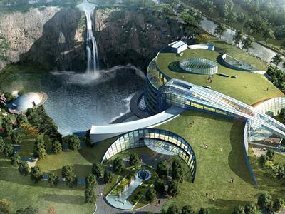 อินเตอร์คอนติเนนตัล เซี่ยงไฮ้ วันเดอร์แลนด์ Hotel ภายนอก รูปภาพ